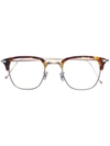 EYEVAN7285 EYEVAN7285 BRILLE MIT QUADRATISCHEM GESTELL - BRAUN,63912406562