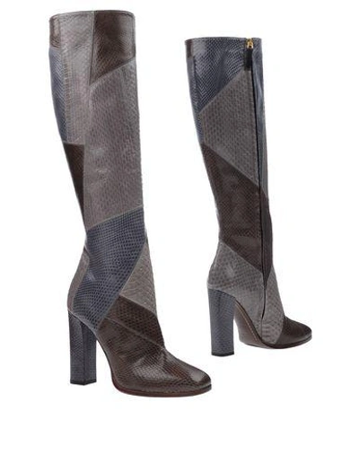 Etro Boots In Light Grey