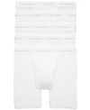 Calvin Klein Men's 5-pack Cotton Classic Boxer Briefs Underwear In White