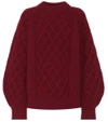 VICTORIA BECKHAM CABLE-KNIT WOOL SWEATER,P00263875-2