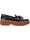 Tod's Tasselled Flatform Loafers