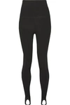 KHAITE VICTOR STRETCH-KNIT STIRRUP LEGGINGS