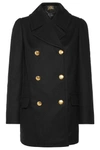 VIVIENNE WESTWOOD ANGLOMANIA MOSTO DOUBLE-BREASTED MELTON WOOL COAT