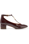 CHLOÉ PERRY PATENT-LEATHER MARY JANE PUMPS