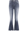 MOTHER BUTTON FLY HUSTLER ANKLE JEANS,P00268902