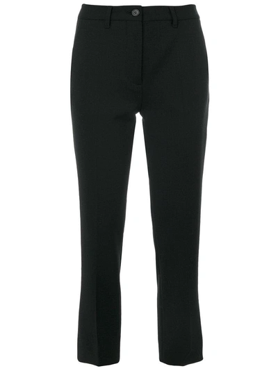 Miu Miu Tailored Cropped Trousers - Black