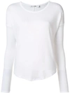 Rag & Bone Hudson Slub Stretch-jersey Top In White
