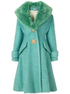 MIU MIU FUR COLLAR COAT,MS14031PTP12328251