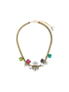 RADÀ GEMSTONE AND FAUX PEARL EMBELLISHED NECKLACE,C360812432420