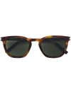 Saint Laurent Tortoise Shell Sunglasses In 023