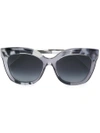 FENDI clear frame sunglasses,017927Q539O12410171