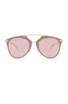 DIOR DIOR REFLECTED SUNGLASSES IN GOLD & ROSE GOLD,DIRF-WG4