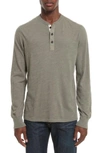 Rag & Bone Standard Issue Slub Cotton Henley In Sage
