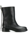 GIORGIO ARMANI BACK ZIP BOOTS,X1N09400212426435