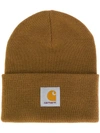 Carhartt Wip Watch Beanie In Brown - Brown In Brown