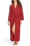 Natori 'shangri-la' Robe In Crimson Red