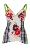 MARNI FLORAL TANK TOP,TTMDW10Q08FV654MXW02