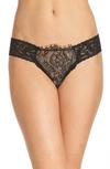 HANKY PANKY WINK LACE THONG,4T1674