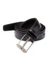 SAINT LAURENT Monogram Passant Buckle Belt