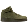 Nike Men's Air Force 1 Mid Casual Shoes, Green In Green