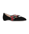 GUCCI BOW BALLET FLATS,P000000000005629645