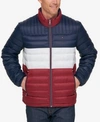 TOMMY HILFIGER MEN'S DOWN QUILTED PACKABLE PUFFER JACKET