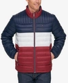 Tommy Hilfiger Men's Quilted Puffer Jacket, Created For Macy's In Red/white/blue