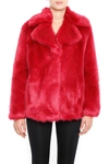 MICHAEL MICHAEL KORS FAUX FUR PEA COAT,8696381