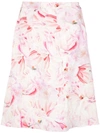 ISOLDA ISOLDA PRINTED MIDI SKIRT - PINK,2FLO181012272790