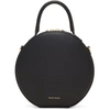 Mansur Gavriel Circle Leather Crossbody Bag In Black