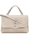 ZANELLATO FLIP LOCK TOTE BAG,61345112427328