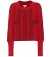 BURBERRY BURANO WOOL AND CASHMERE SWEATER,P00278181