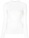 LEMAIRE LEMAIRE SLIM FIT KNIT TOP - WHITE,W173KN22412422621