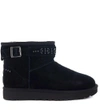 Ugg Stivale Mini Jadine In Black Sherling In Nero