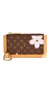 Pre-owned Louis Vuitton Lv Murakami A Pouchette Clefs Coin Pouch (previously Owned) In Brown