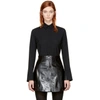 OLIVIER THEYSKENS OLIVIER THEYSKENS BLACK TAYLOR SHIRT