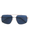 FENDI Fendi Eyewear Aviator Square Sunglasses - Farfetch,FFM0007S12428352