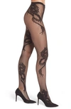 NATORI DRAGON TOSS NET TIGHTS,NAT-203