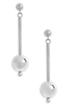 SOPHIE BUHAI SUZANNE STERLING SILVER DROP EARRINGS,SUZANNE EARRINGS