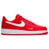 NIKE MEN'S AIR FORCE 1 LOW CASUAL SHOES, RED,2296498