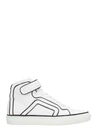 PIERRE HARDY 101 MATCH WHITE LEATHER SNEAKERS,LX03