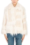 HELMUT LANG MONGOLIAN WHITE PINK FAUX FUR,H05HW406