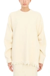 VICTORIA BECKHAM WOOL AND COTTON-BLEND SWEATER,LNG1111B