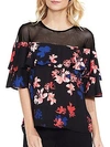 VINCE CAMUTO FLORAL ILLUSION TOP,0400096034993