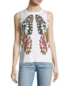 CHASER REFLECTED BUTTERFLY GRAPHIC TANK,PROD205340268