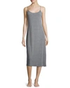 Natori Shangri La Nightgown In Light Heather Gry