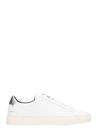 COMMON PROJECTS ACHILLE RETRO LOW WHITE LEATHER SNEAKERS,8720021