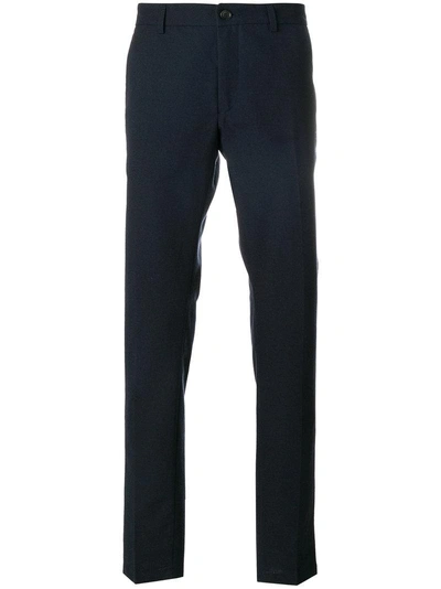 Department 5 Gradient Tailored Trousers In Blue