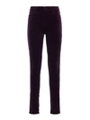 J BRAND MARIA VELVET SKINNY TROUSERS,8722108