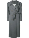 GIULIVA HERITAGE COLLECTION DOUBLE BREASTED TRENCH COAT,CHRISTIE12418940